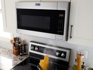 Microwave with built in hood discount