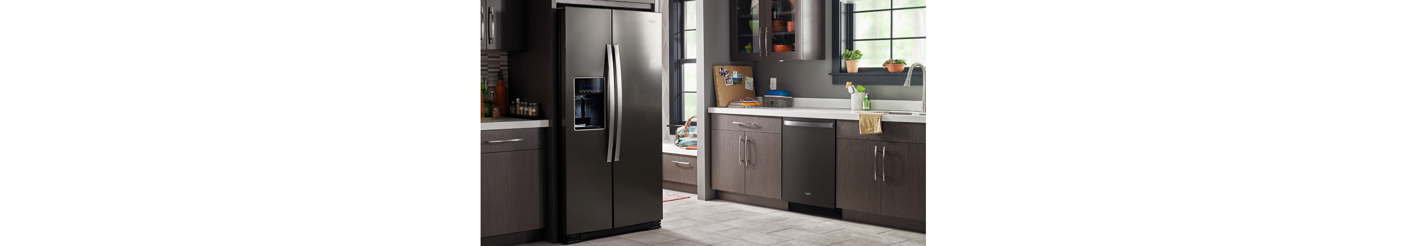 A Maytag® side-by-side refrigerator