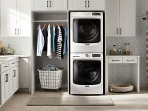 Standard width of stackable washer sale dryer