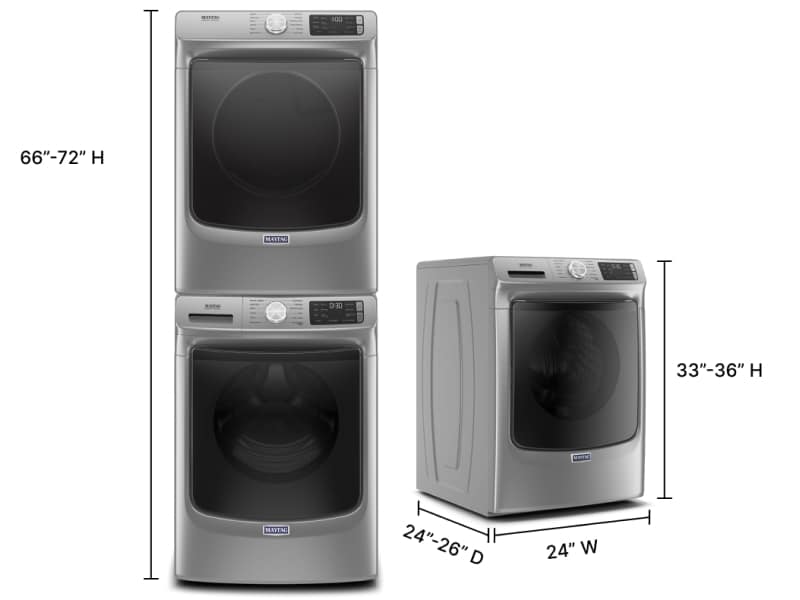 Stackable Dimensions Standard Dimensions Of Stackable Washer And Dryer