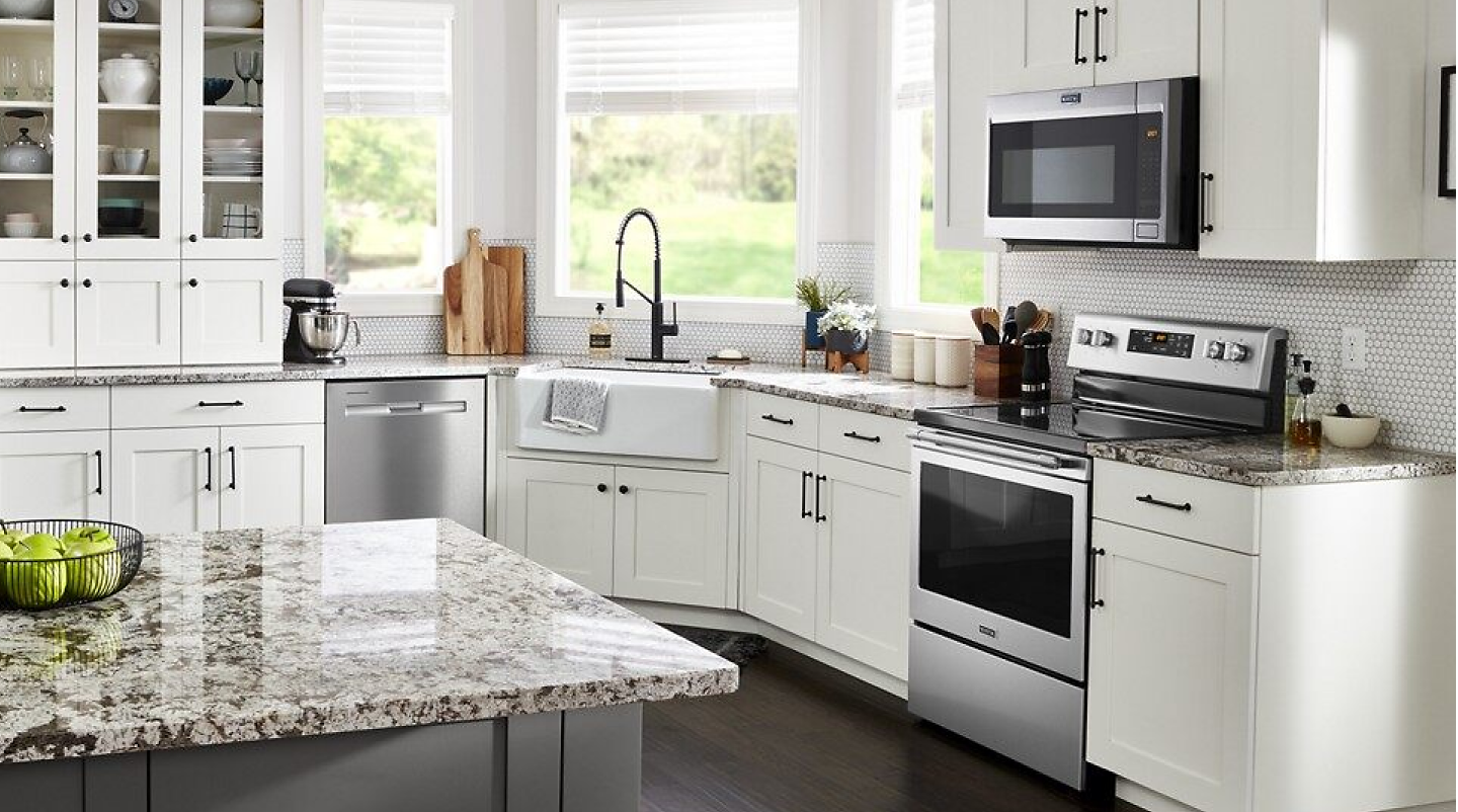 White discount kitchen stoves