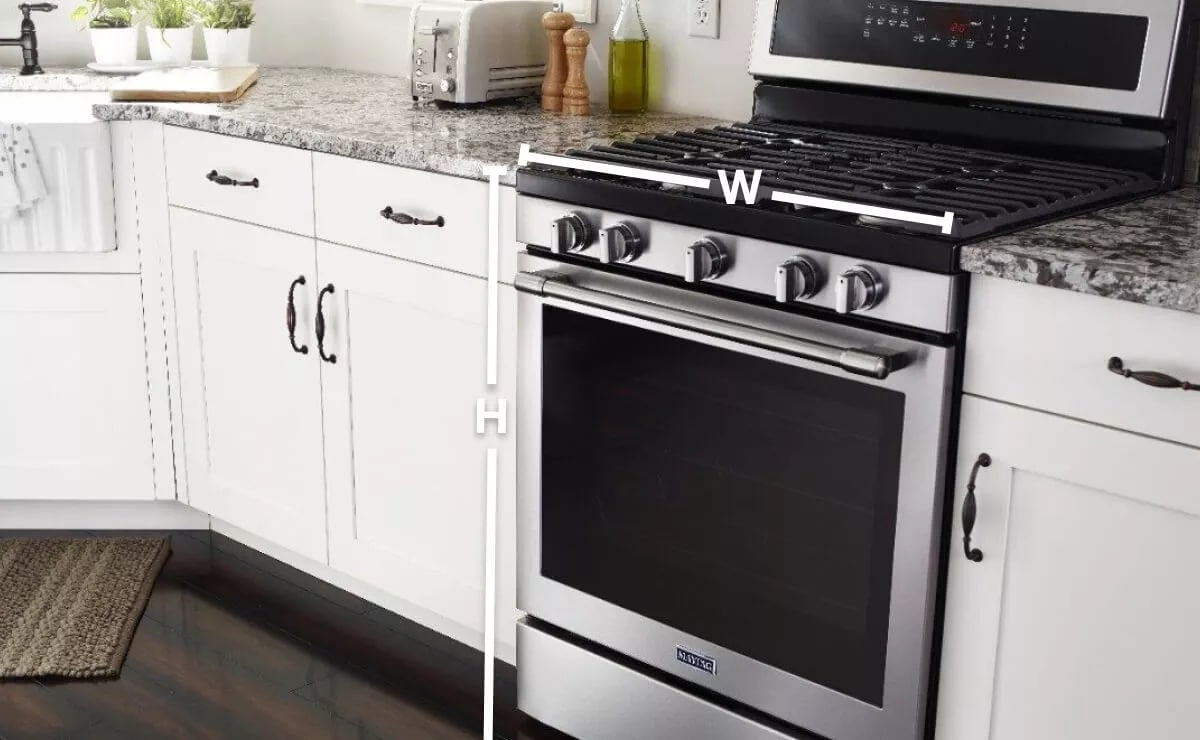 Stove Dimensions: Making Sure Your New Range Fits | Maytag