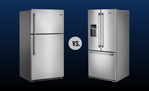 Top down fridge hot sale