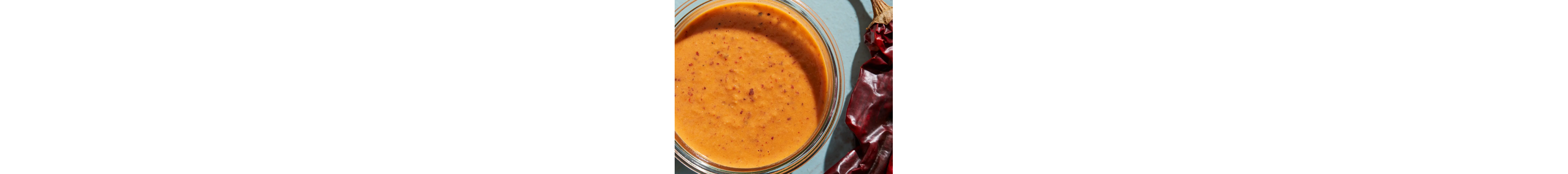 Hot sauce in a jar