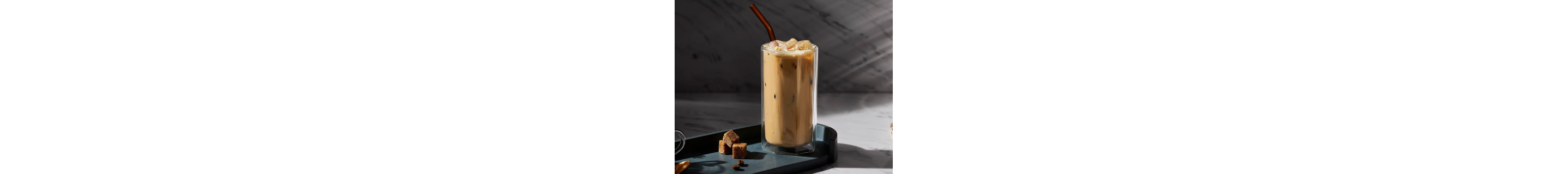 Iced coffee in a cup