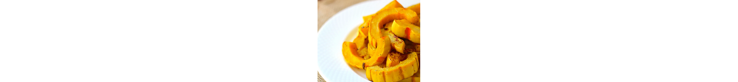 Cut squash in a bowl