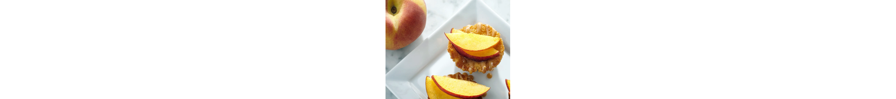 Peaches in a refrigerator