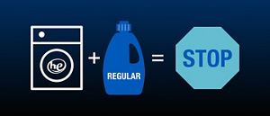 Can you use he detergent in a hot sale regular washer