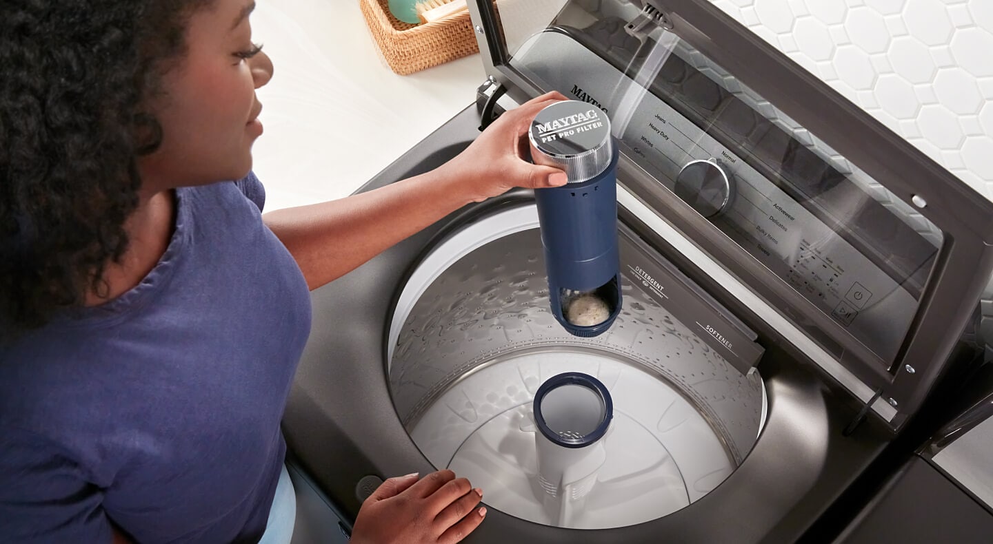 How to Find and Clean a Washing Machine Filter | Maytag