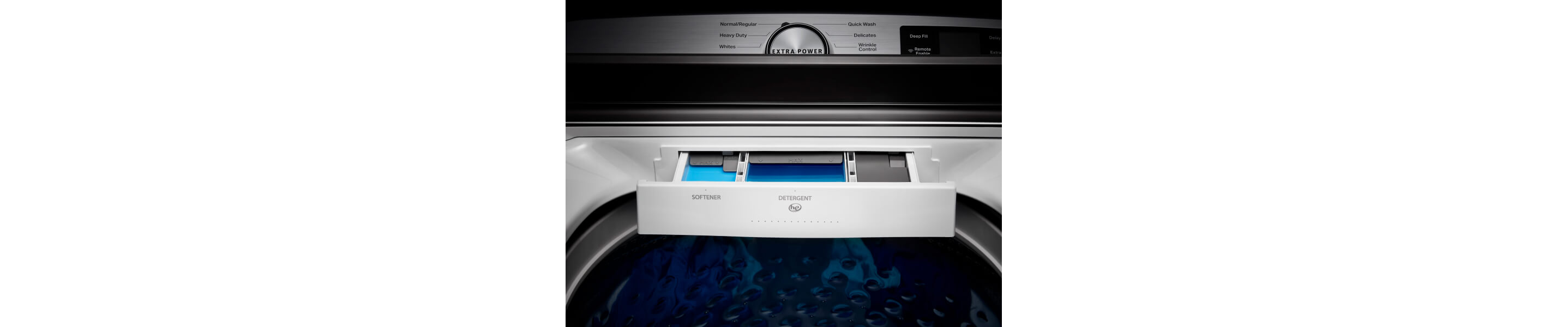 Maytag® washing machine detergent dispenser