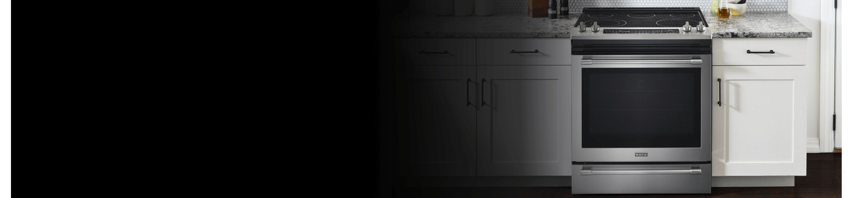 Maytag® oven set in cabinetry