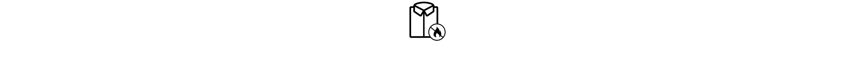 Flame-resistant clothing icon