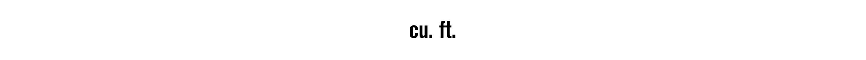 Cubic foot abbreviation