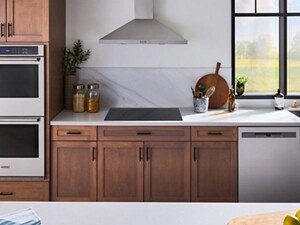Maytag® appliances in a rustic kitchen
