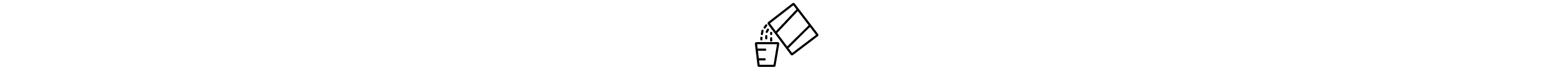 Baking soda pouring into cup icon