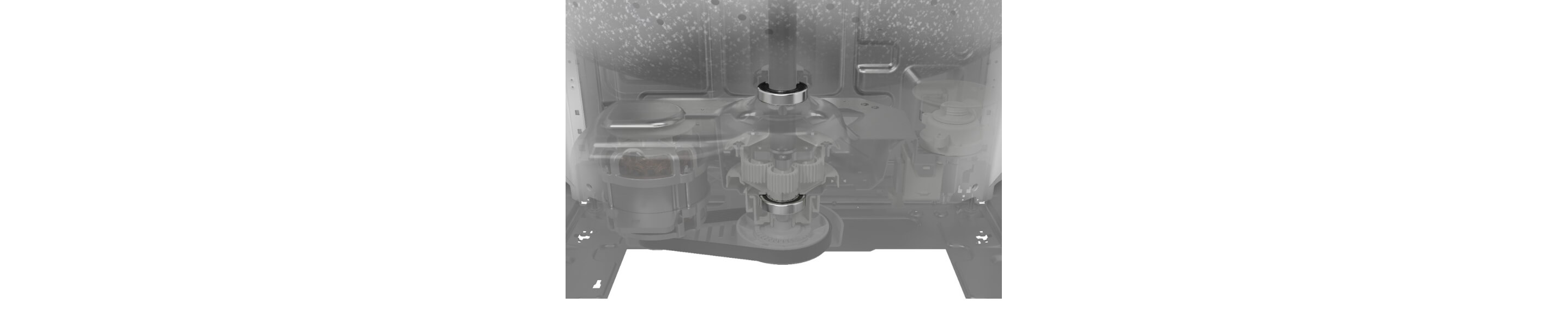 The roller shafts of a dryer