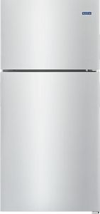 Fingerprint Resistant Stainless Steel 30 Inch Wide Top Freezer Refrigerator With Powercold Feature 18 Cu Ft Mrt118fffz Maytag