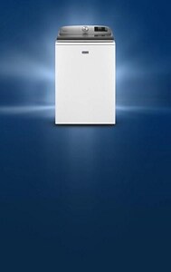 White Maytag® front load washer