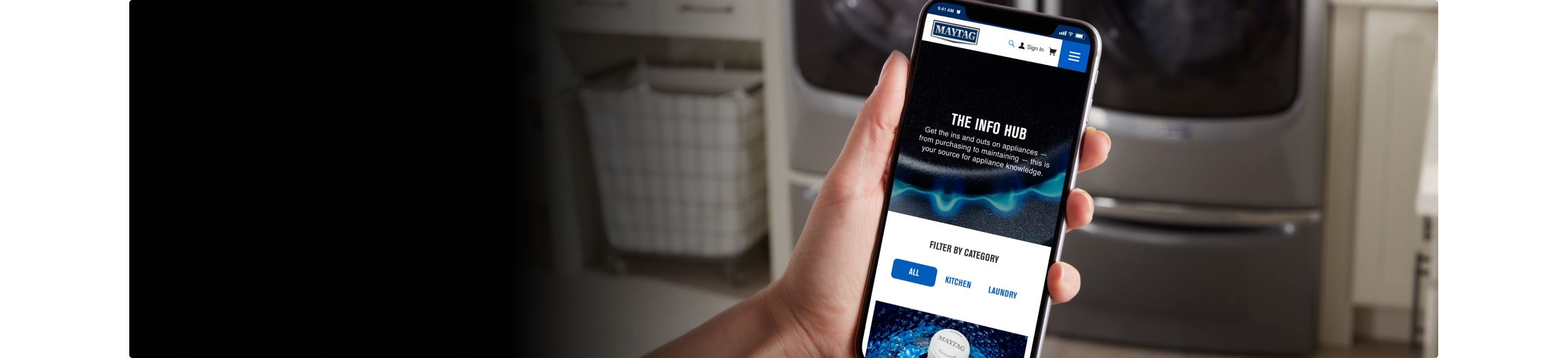 Maytag® Info Hub