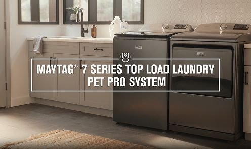 A closeup of the Pet Pro Filter in the washer.