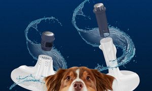 A closeup of the Pet Pro Filter in the washer.