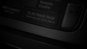 A closeup of the Pet Pro Filter in the washer.