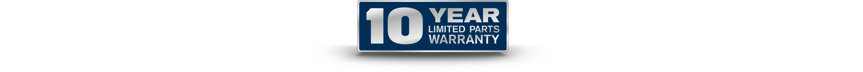 10-Year Warranty Badge