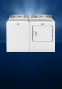 A Maytag® washer and dryer pair
