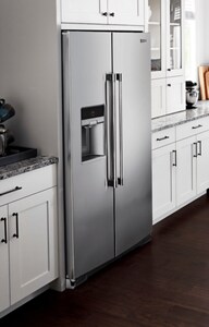 A Maytag® refrigerator in a kitchen