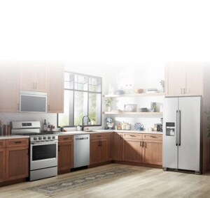 A suite of Maytag® kitchen appliances