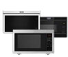 Three Maytag® microwaves