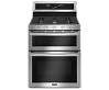 A Maytag® double oven range