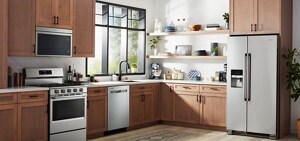 A kitchen with Maytag® appliances