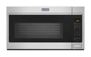 Over the Range Microwave with Dual Crisp feature 1.9 cu. ft. Fingerprint Resistant Stainless Steel MMV4207JZ Maytag