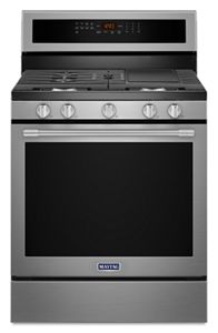 Maytag - MGT8800FZ - 30-Inch Wide Double Oven Gas Range With True