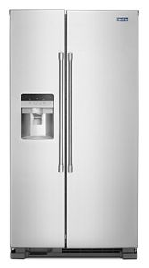 maytag 36 side by side refrigerator