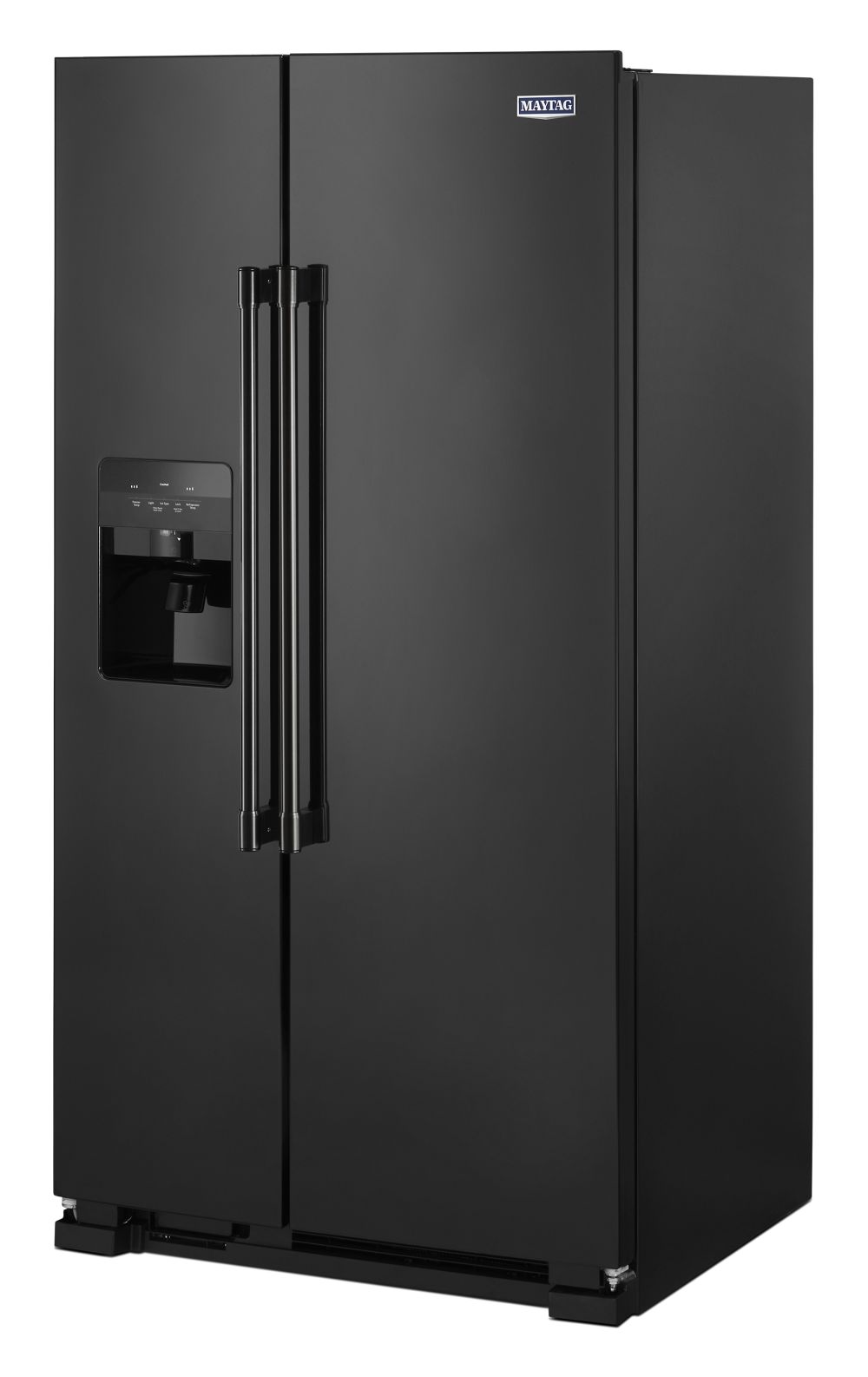 36-Inch Wide Side-by-Side Refrigerator with Exterior Ice and Water