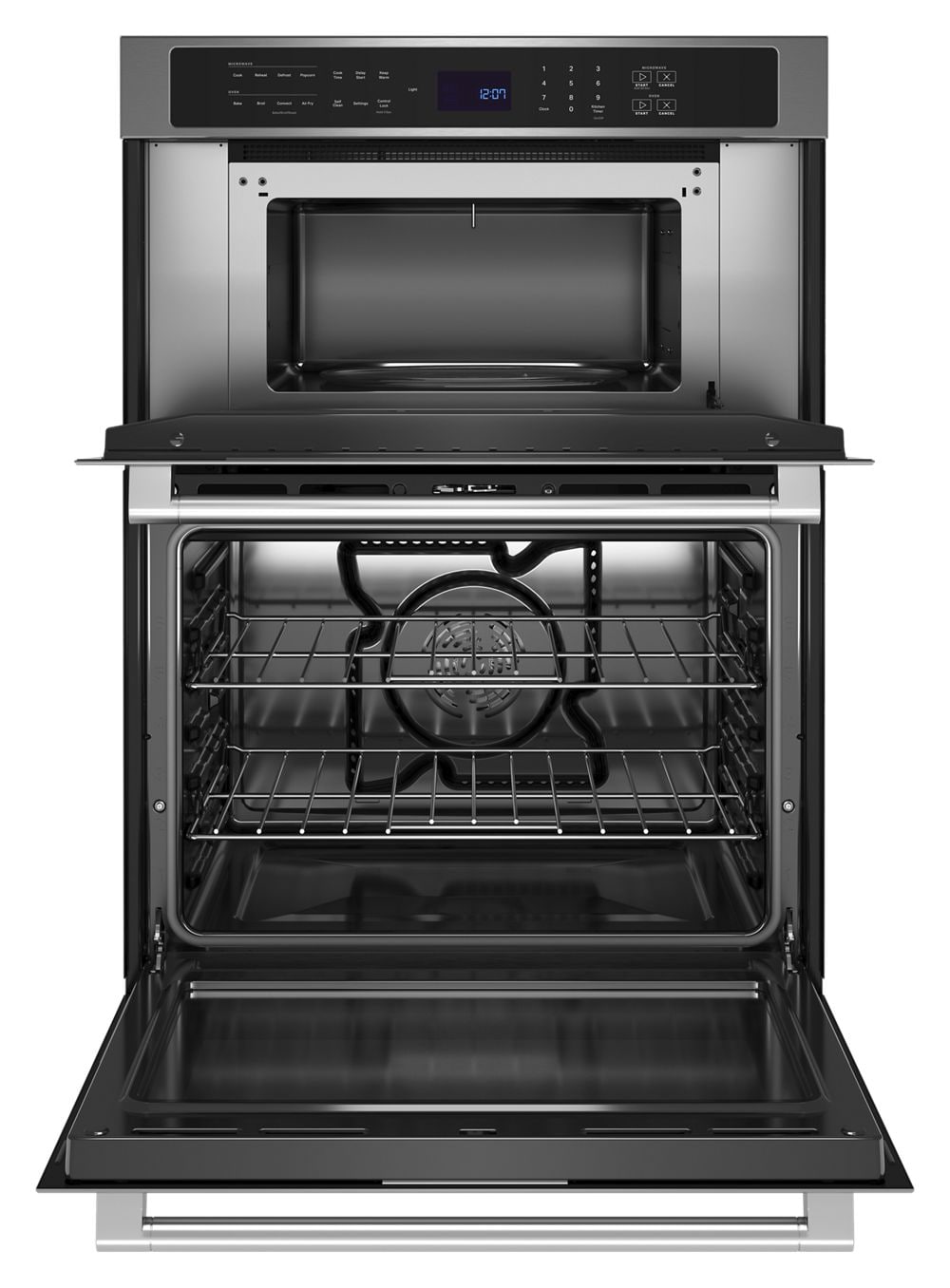 30-inch Wall Oven Microwave Combo with Air Fry and Basket - 6.4 cu